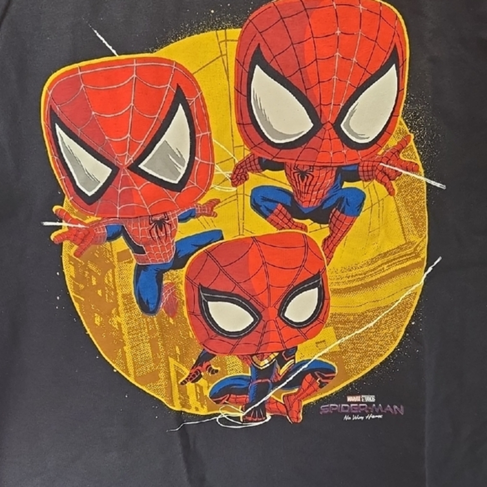 Marvel Black Spider-Man Short Sleeve Tee - Picture 3 of 4